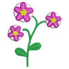 Flowers on Stems 5x7