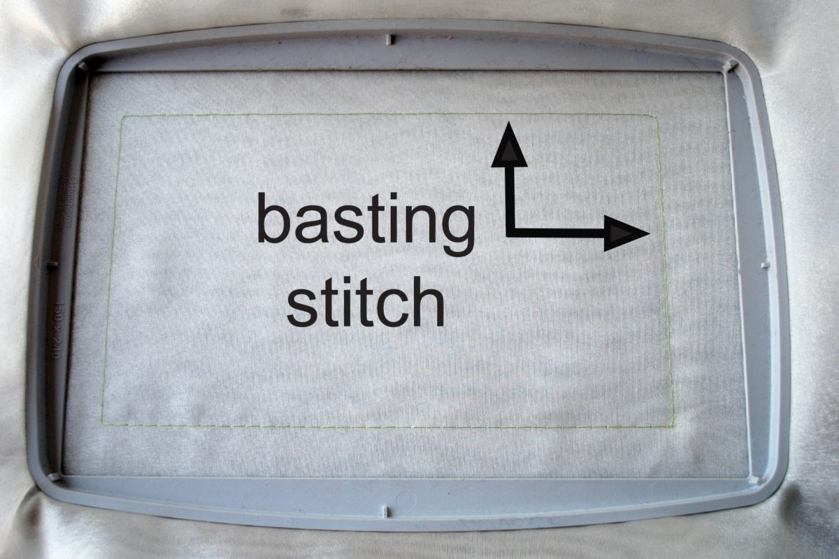red basting stitch designer