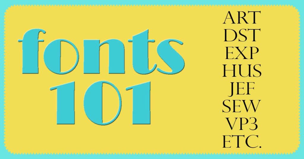 Download Fonts 101 Machine Embroidery Formats Embroidery Tips And Blog Yellowimages Mockups