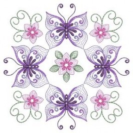 Ace Points Embroidery | Secrets Of Embroidery|Butterfly Quilt Blocks