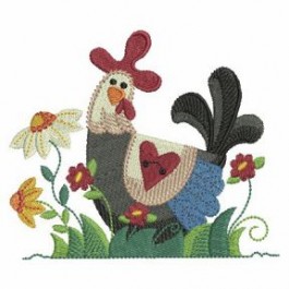 Ace Points Embroidery | Secrets Of Embroidery|Country Chickens 2